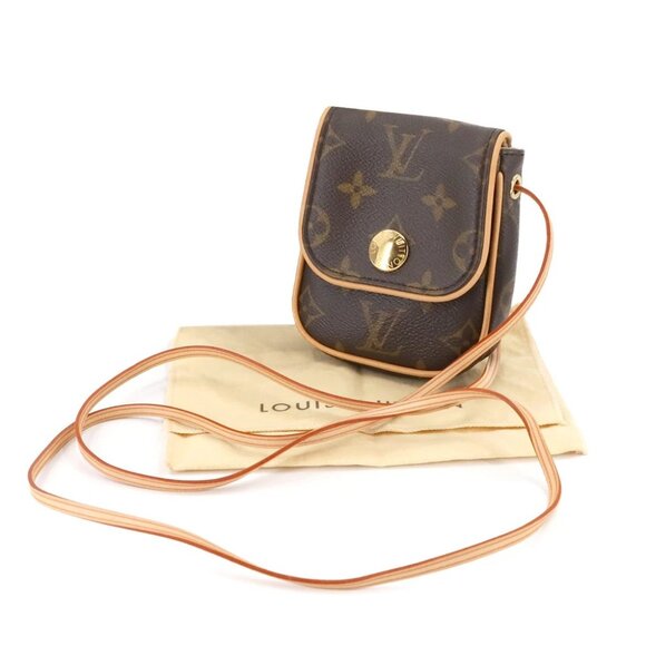 LOUIS VUITTON Monogram Pochette Cancun Shoulder Bag Pouch Brown M60018 90274273 - Picture 1 of 10